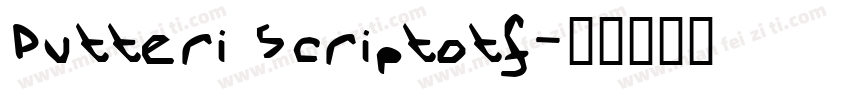 Putteri Scriptotf字体转换
